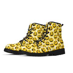 Smiley Splash Outsole Leather Boots